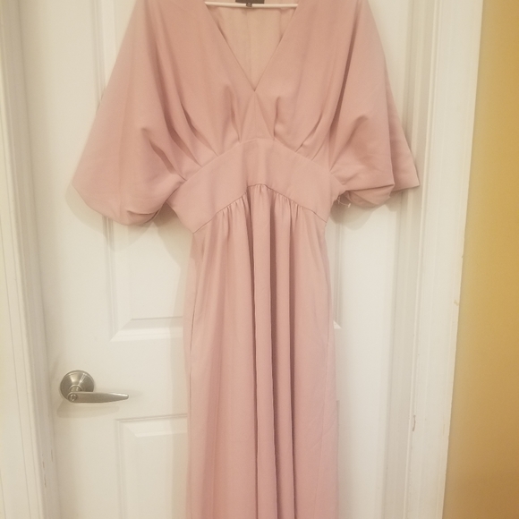 ALEXIA ADMOR August Draped Fit & Flare Midi Dress size 10 - Picture 4 of 6